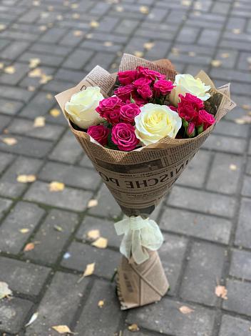 Букет цветов из: Розы в Ивакино